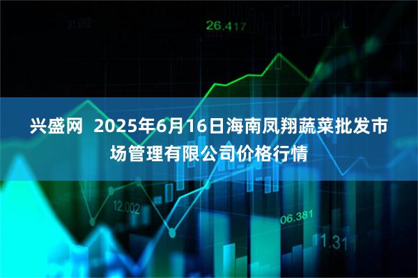 兴盛网  2025年6月16日海南凤翔蔬菜批发市场管理有限公司价格行情