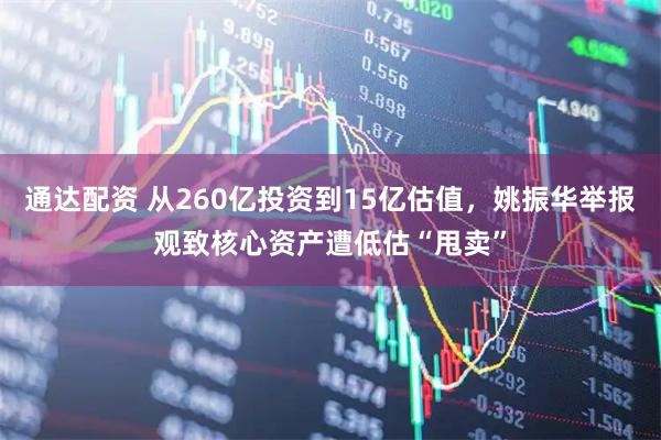 通达配资 从260亿投资到15亿估值，姚振华举报观致核心资产遭低估“甩卖”